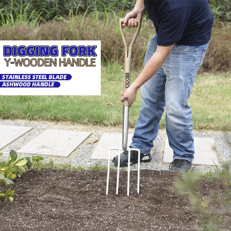 product-800-800 garden forks wooden handle