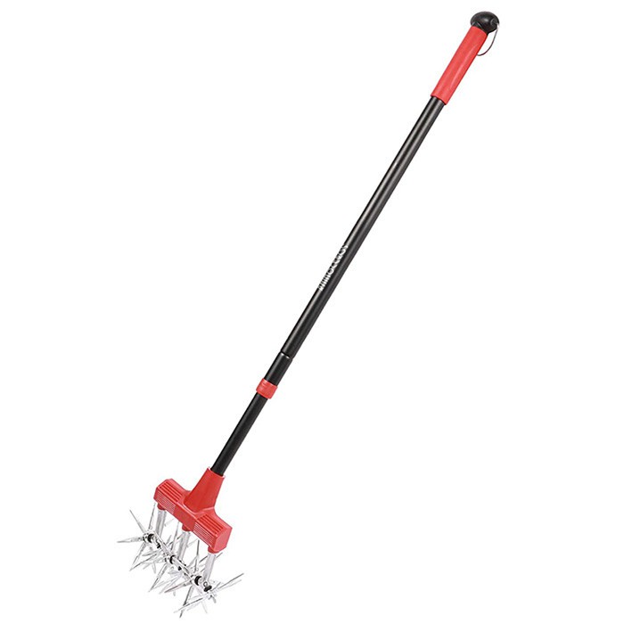 Rotary tiller lifting thiab kho qhov tob