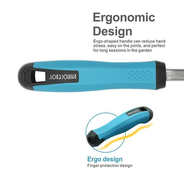 Plastic handle scoop for gardening